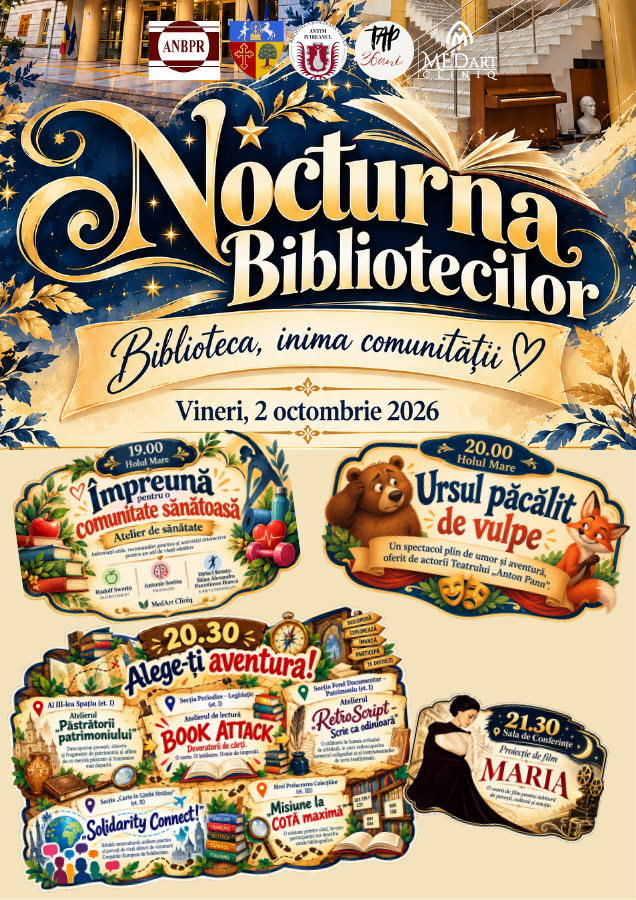 Nocturna Bibliotecii 2026